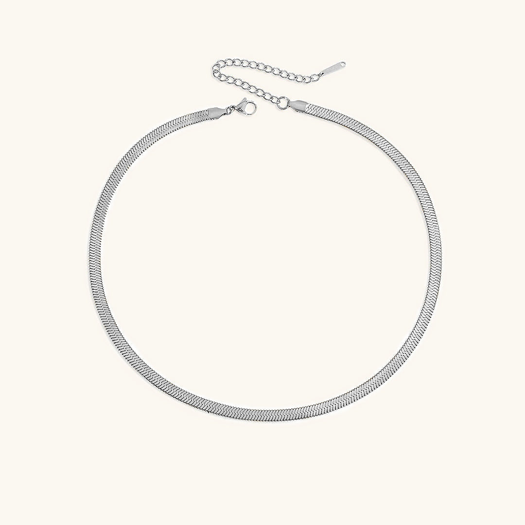 Elizabeth Gold Herringbone Necklace - Joie d’Or