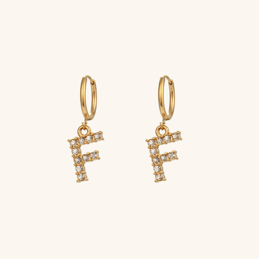 Wilhemina Initial Letter Earrings - Joie d’Or