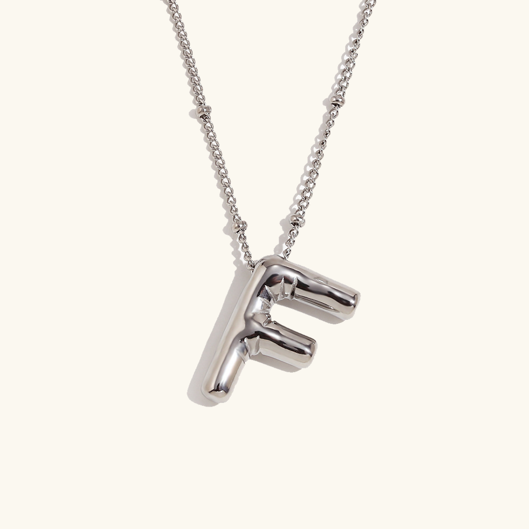 Balloon Gold Initial Necklace - Joie d’Or