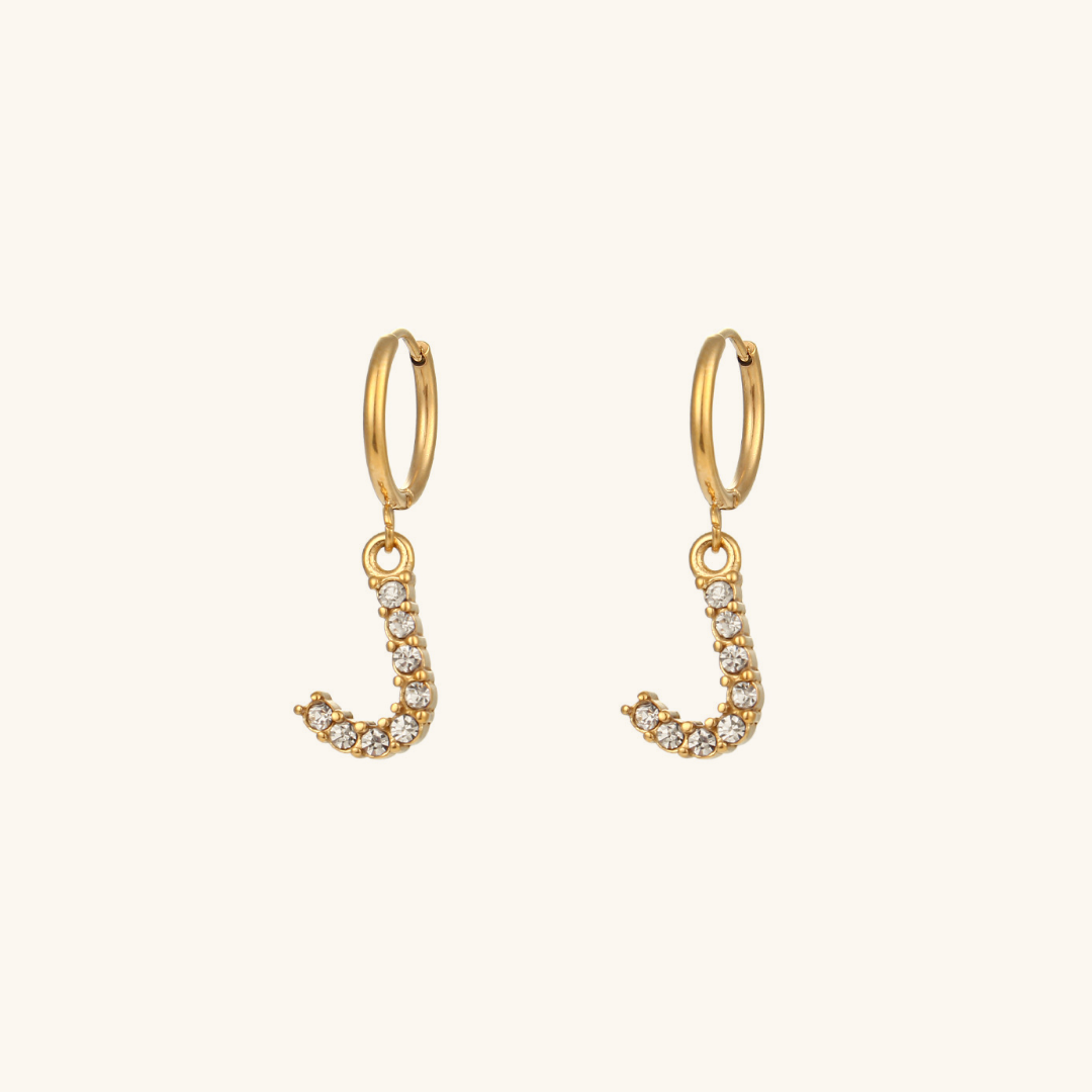 Wilhemina Initial Letter Earrings - Joie d’Or