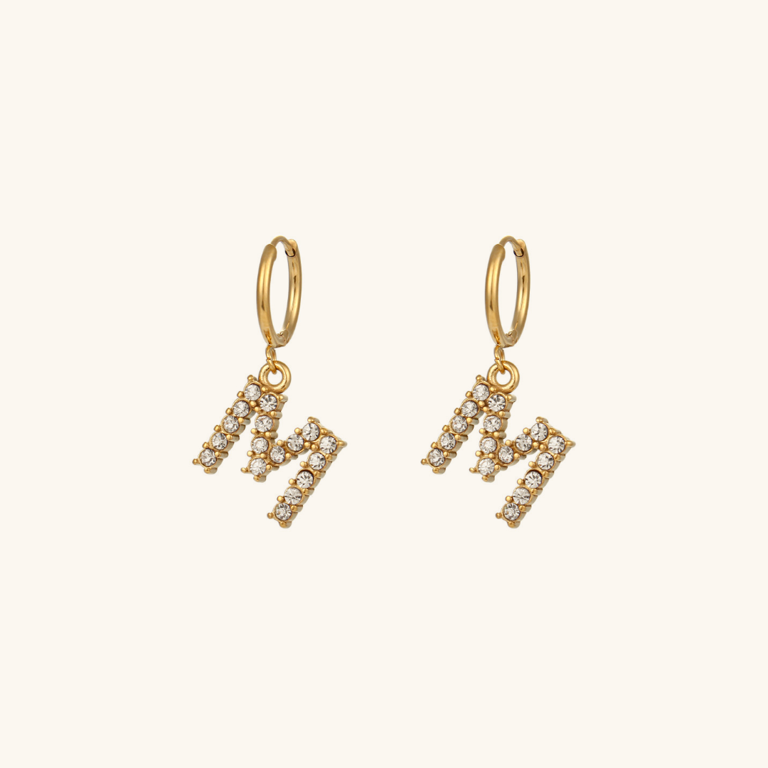 Wilhemina Initial Letter Earrings - Joie d’Or