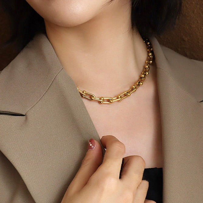Cascade Gold Chain Necklace - Joie d’Or