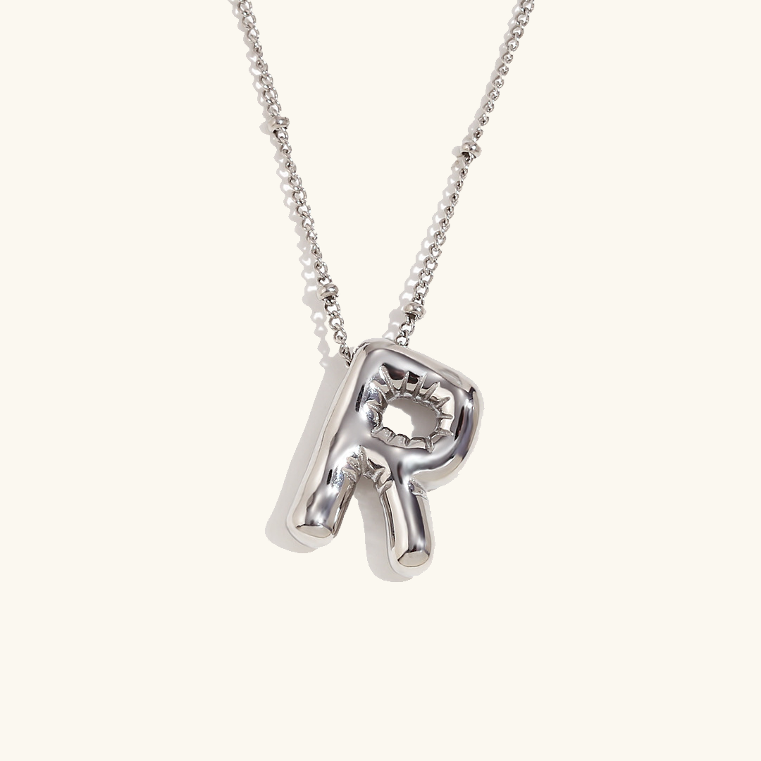 Balloon Gold Initial Necklace - Joie d’Or