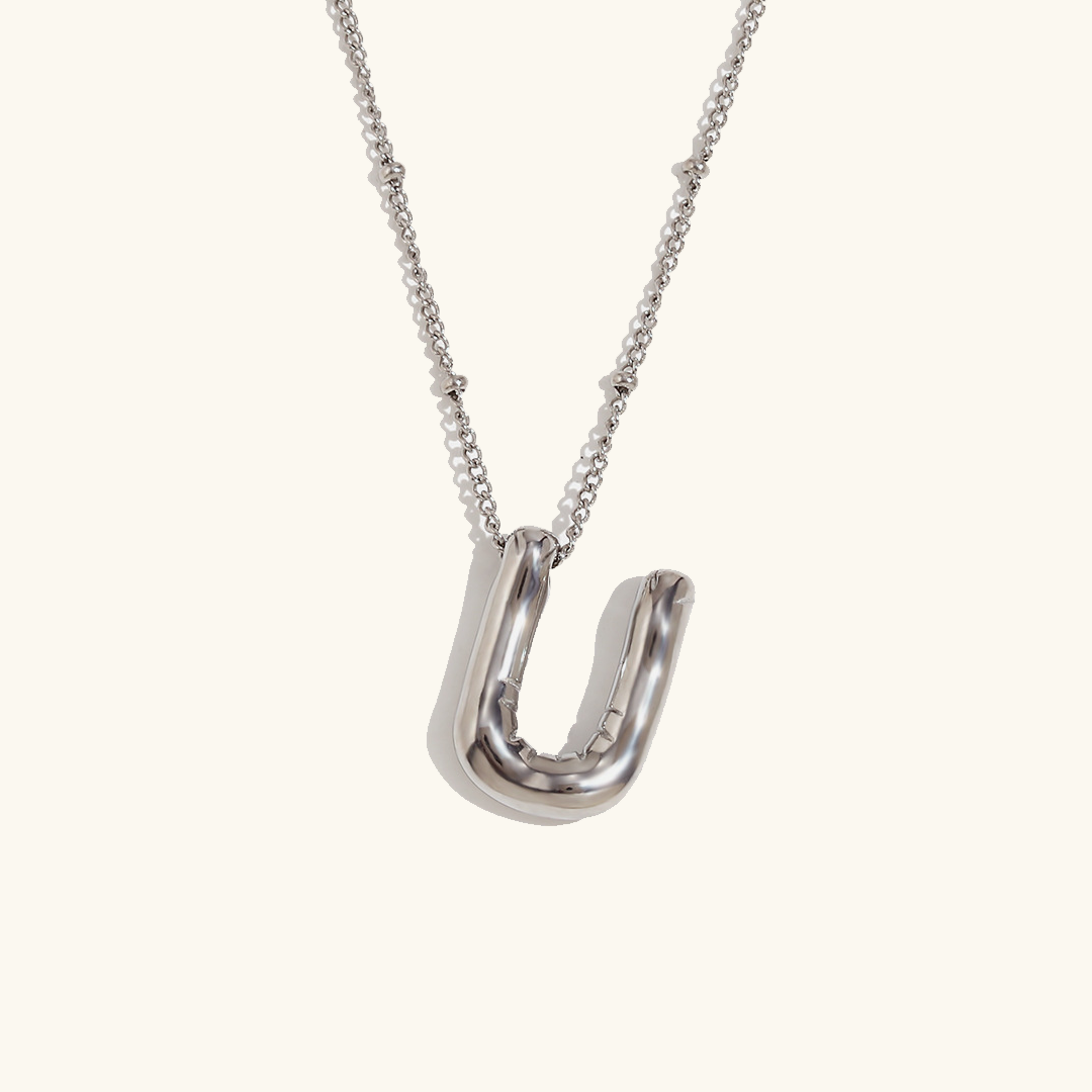 Balloon Gold Initial Necklace - Joie d’Or