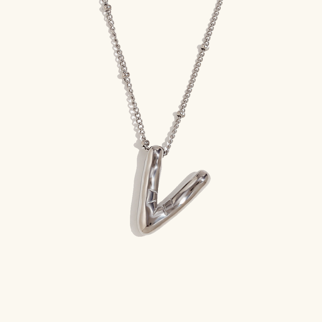 Balloon Gold Initial Necklace - Joie d’Or