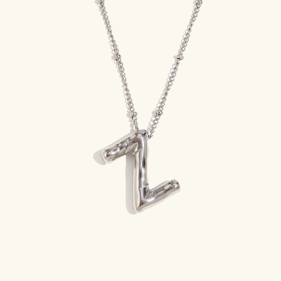 Balloon Gold Initial Necklace - Joie d’Or