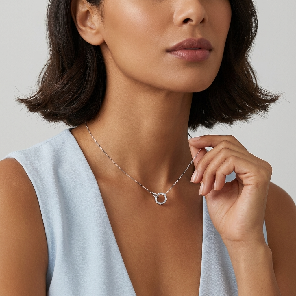 Isla Linked Circle Necklace - Joie d’Or
