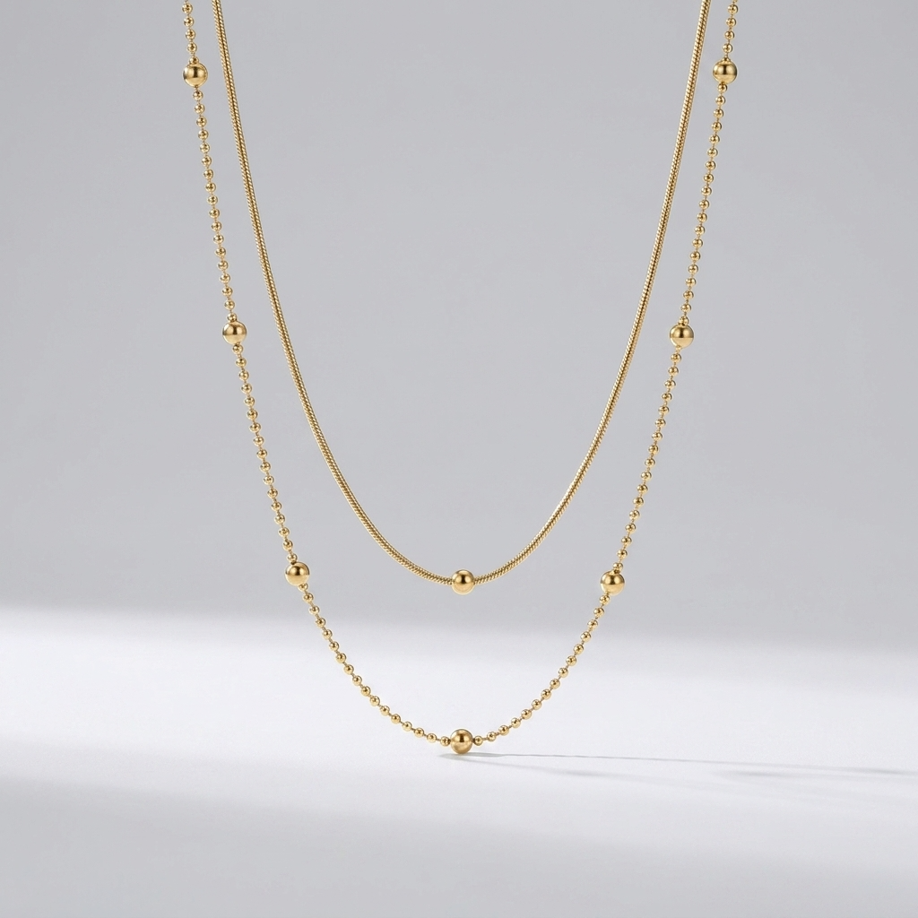 Mila Layered Chain Necklace - Joie d’Or