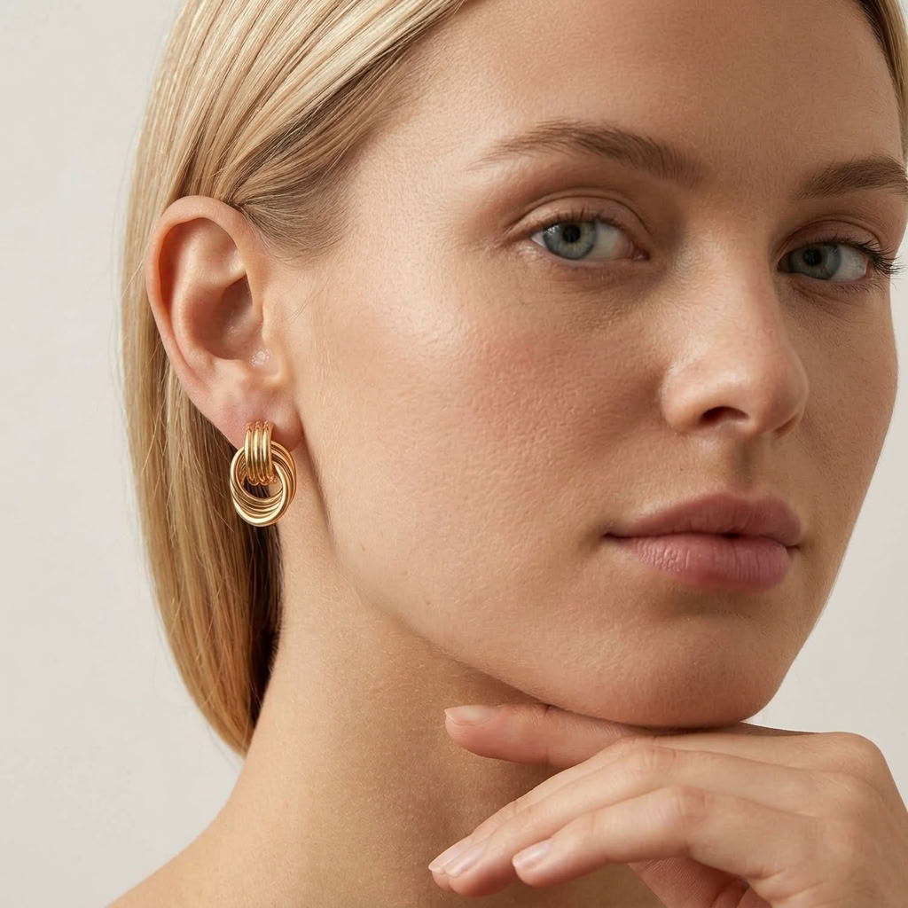 Luna Layered Hoop Earrings - Joie d’Or