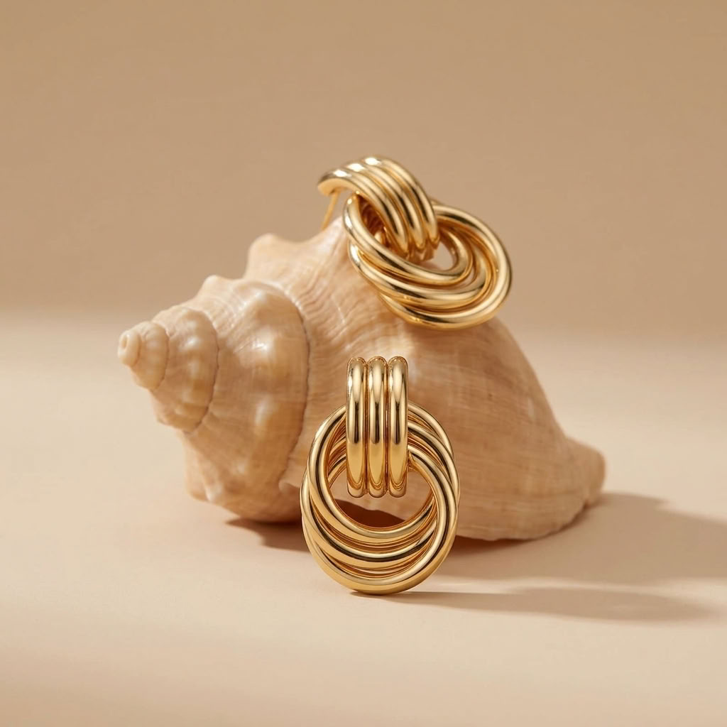 Luna Layered Hoop Earrings - Joie d’Or