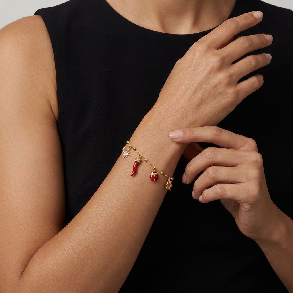 Noémie Lucky Charms Gold Bracelet - Joie d’Or