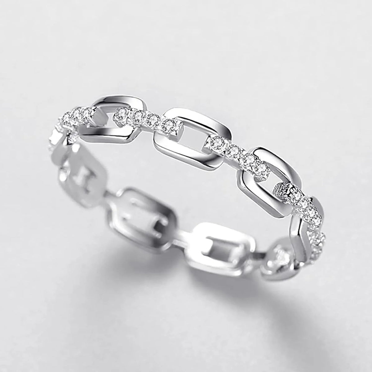 Ava Link Silver Ring - Joie d’Or
