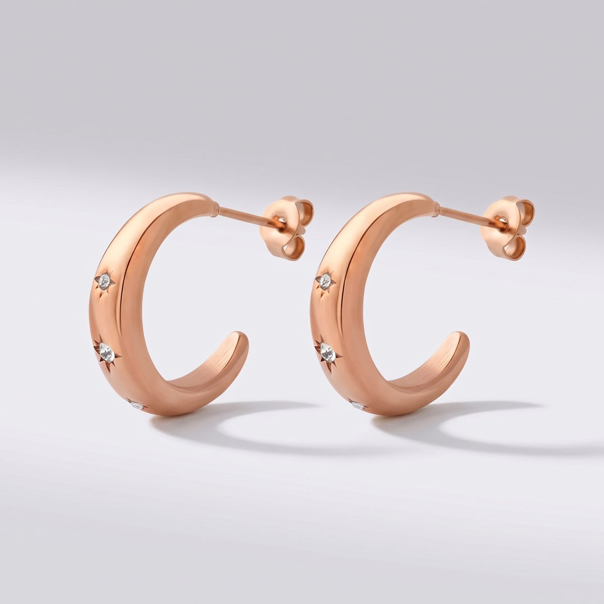 Luna Star Crescent Gold Earrings - Joie d’Or