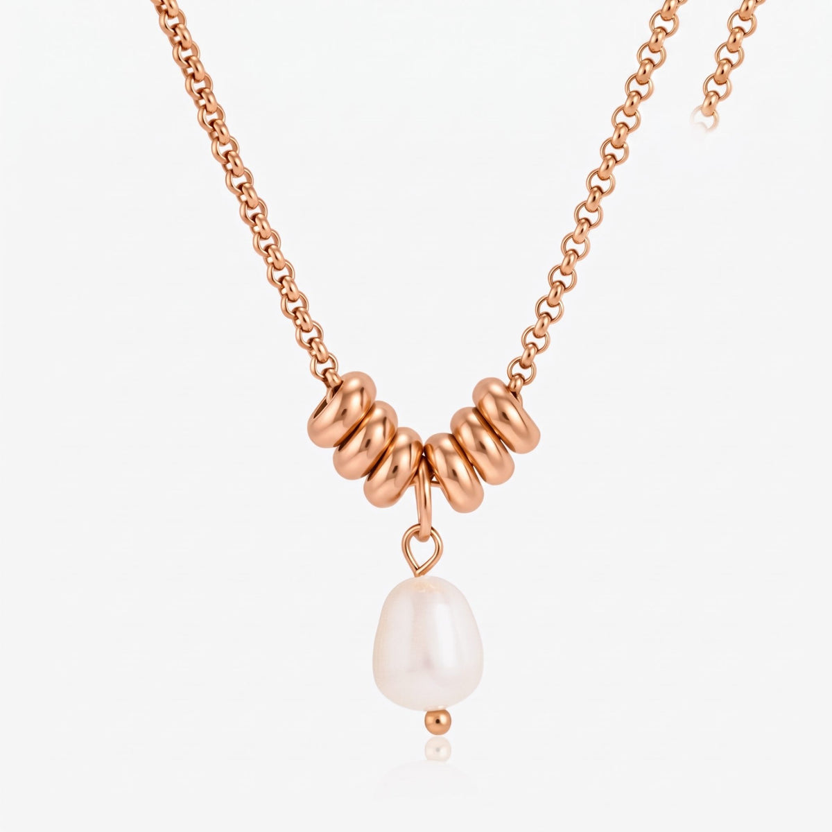 Mathilde Pearl Drop Gold Necklace - Joie d’Or