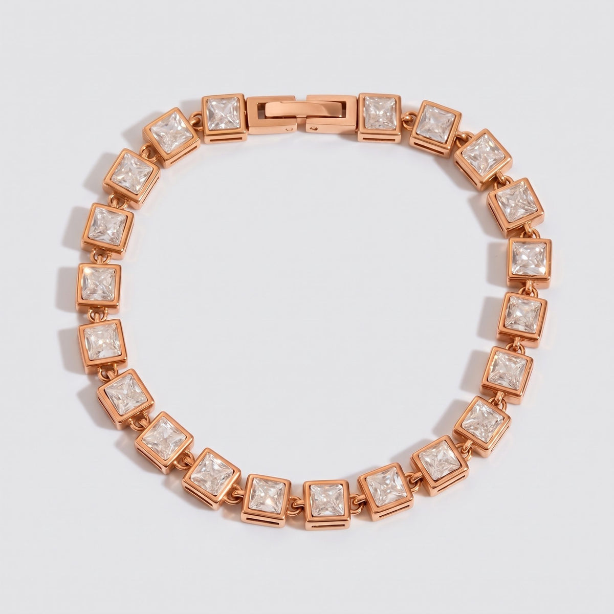 Valentina Princess Tennis Gold Bracelet - Joie d’Or