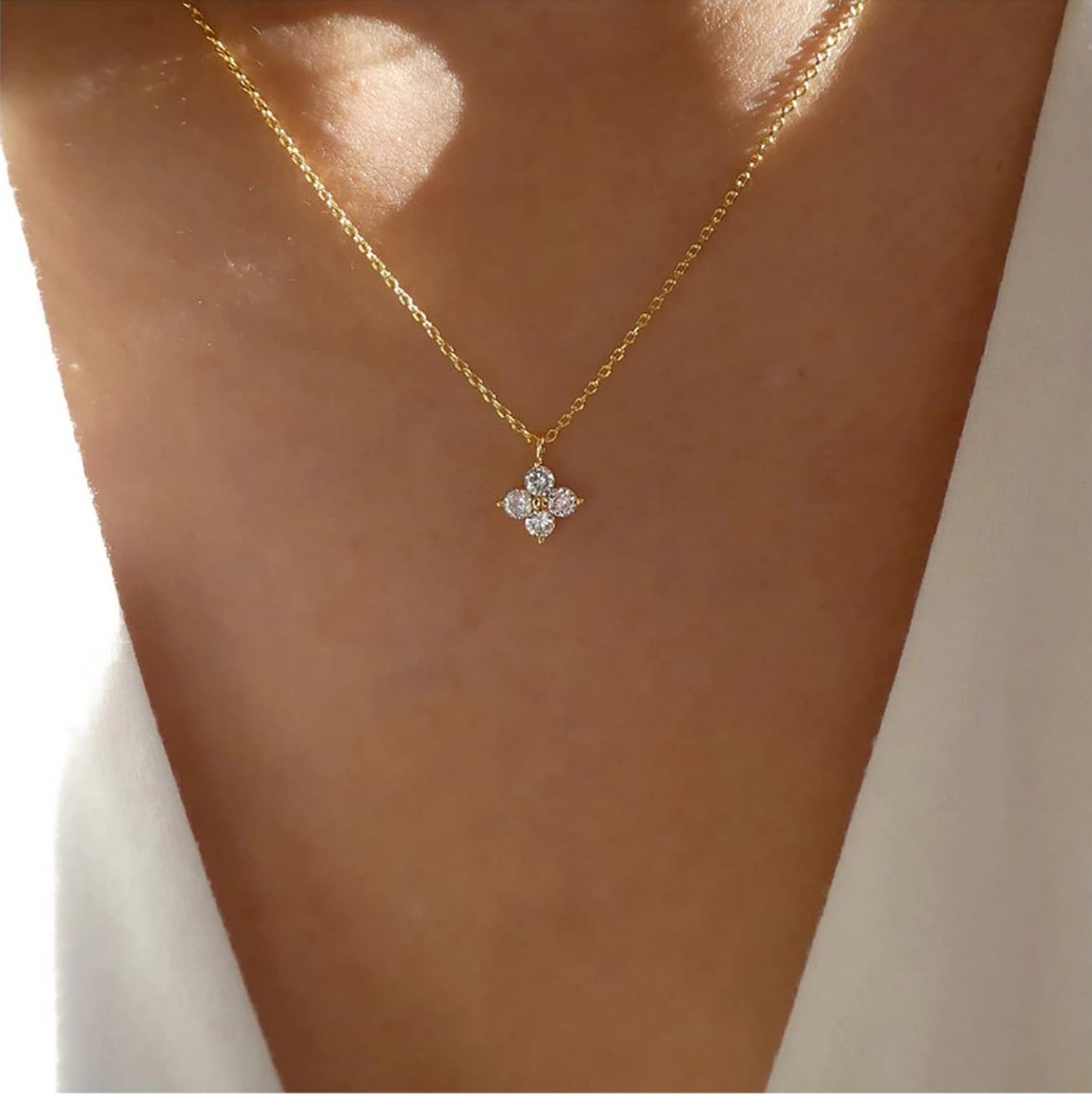 Mia Crystal Pedant Necklace