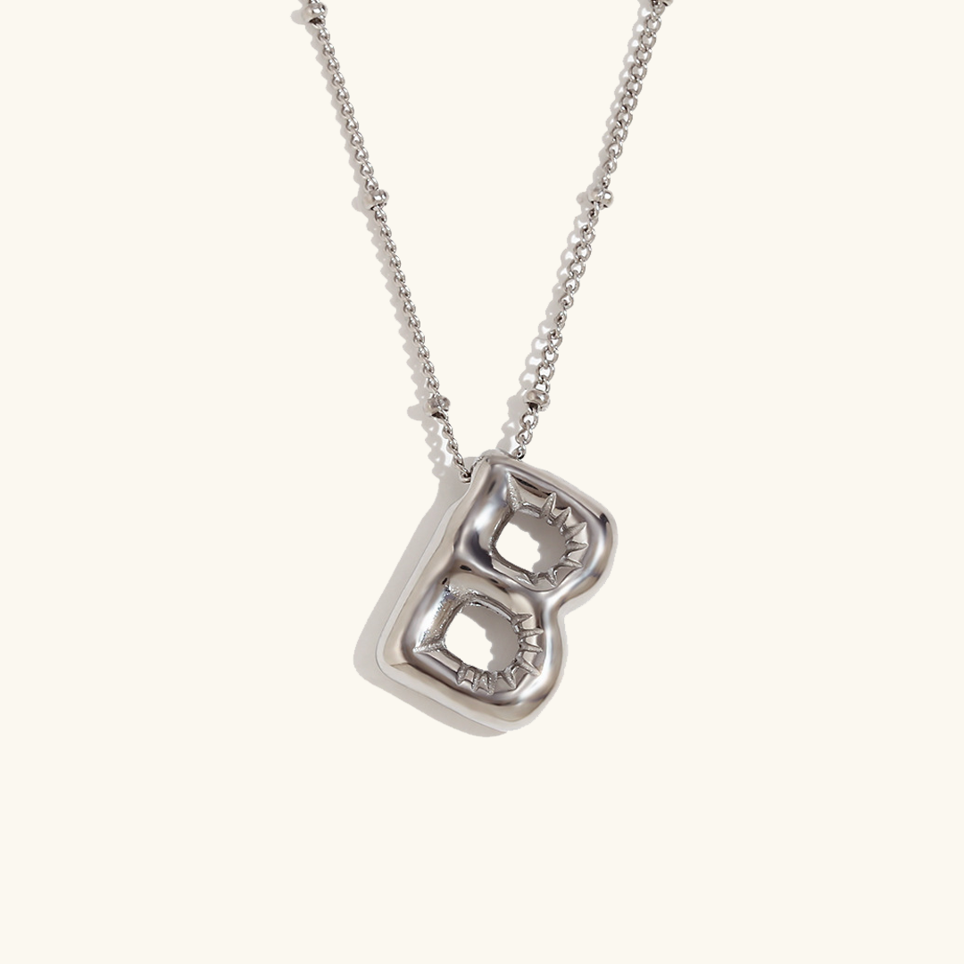 Balloon Gold Initial Necklace - Joie d’Or