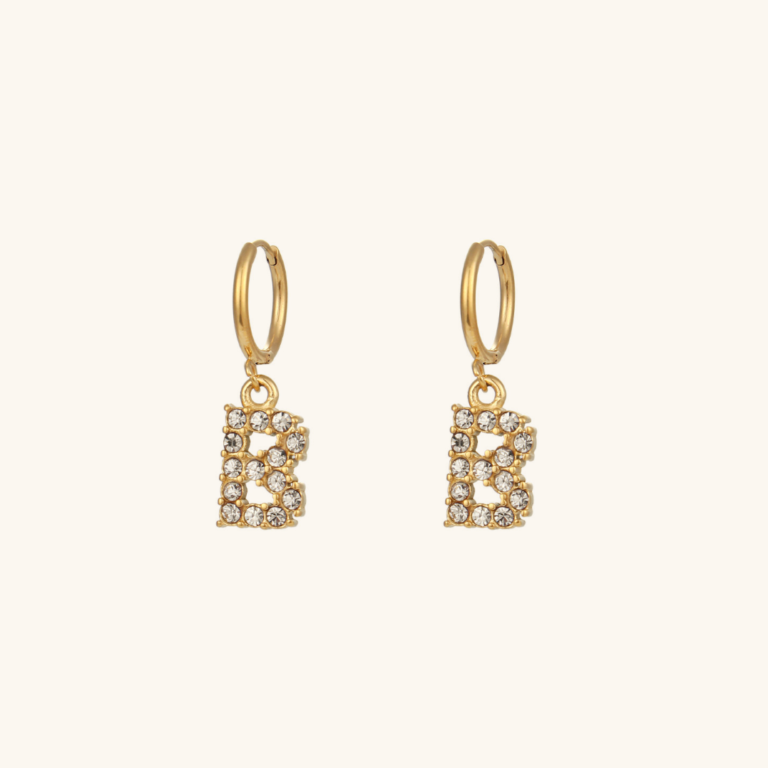 Wilhemina Initial Letter Earrings - Joie d’Or
