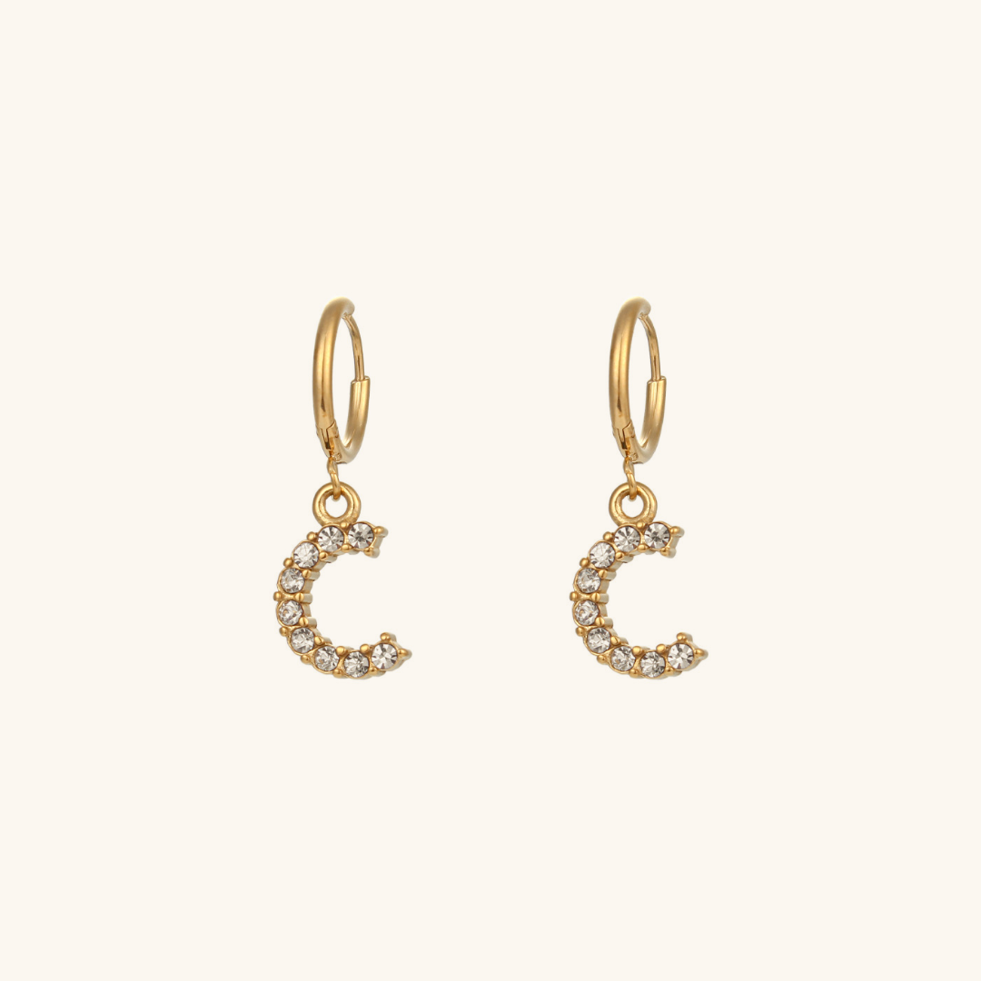 Wilhemina Initial Letter Earrings - Joie d’Or