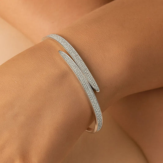 Vivienne Lumière Silver Bangle