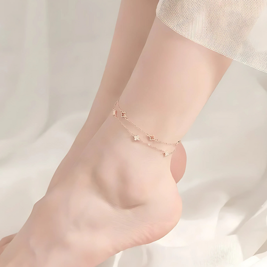 Ariana Clover Anklet