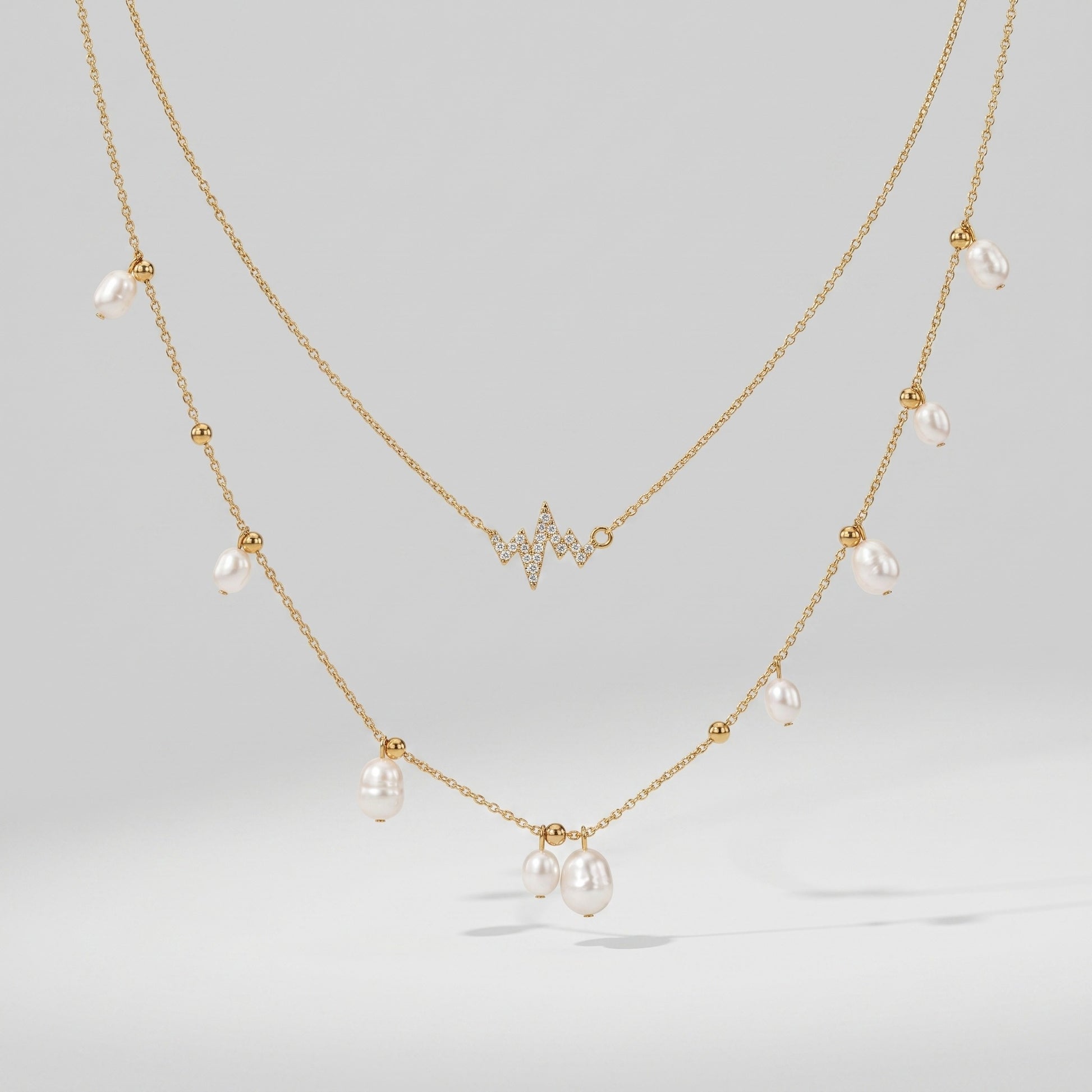 Giulia Pearl Cascade Necklace - Joie d’Or