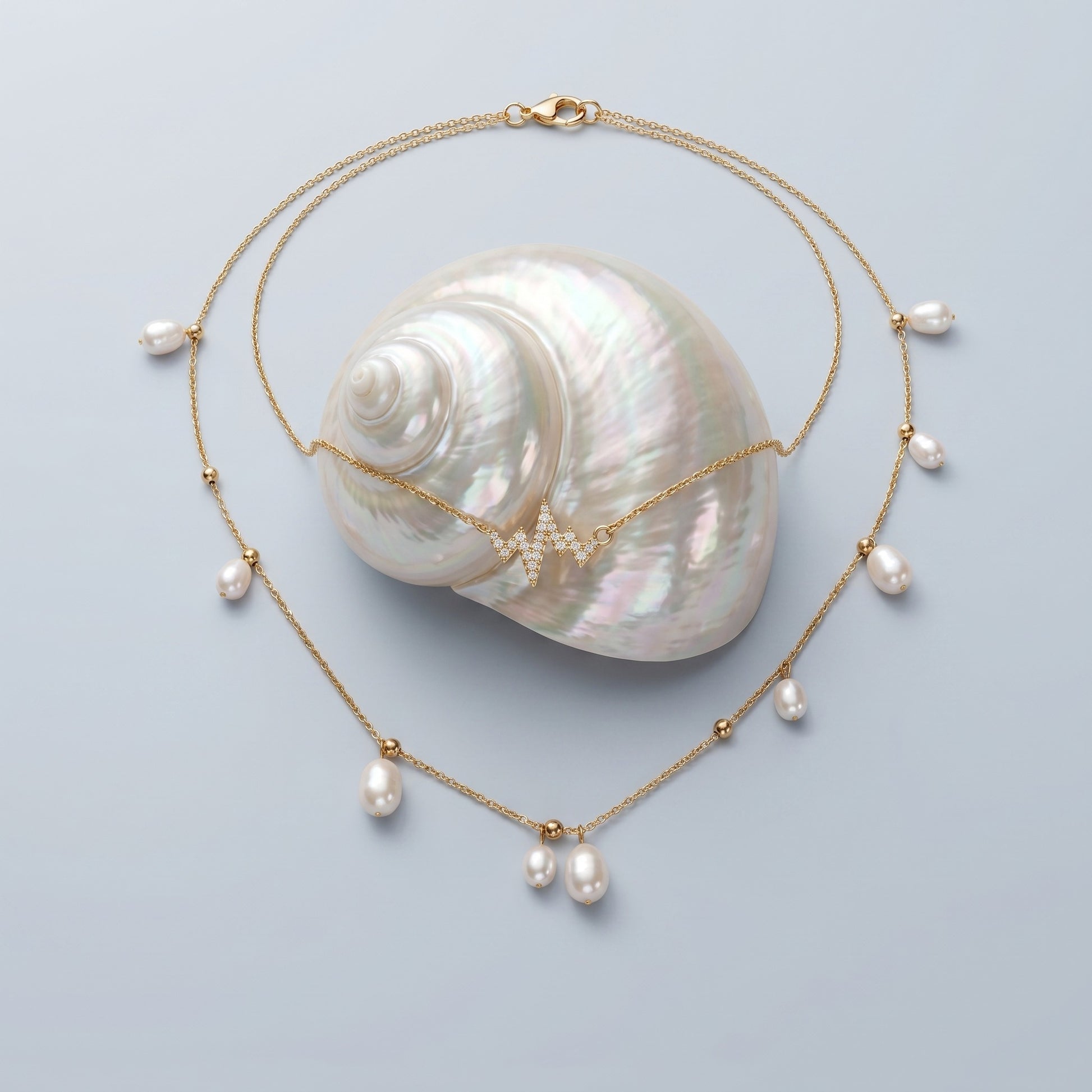 Giulia Pearl Cascade Necklace - Joie d’Or