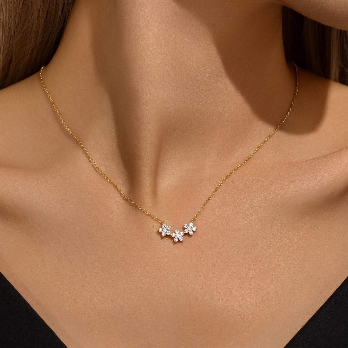 Alessandra Radiant Flora Necklace - Joie d’Or