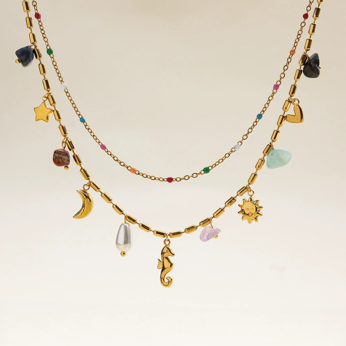 Bohemia Layered Gold Necklace