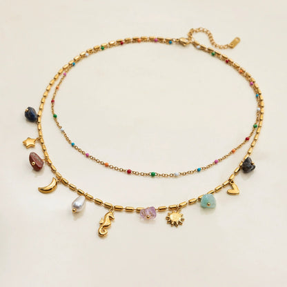 Bohemia Layered Gold Necklace