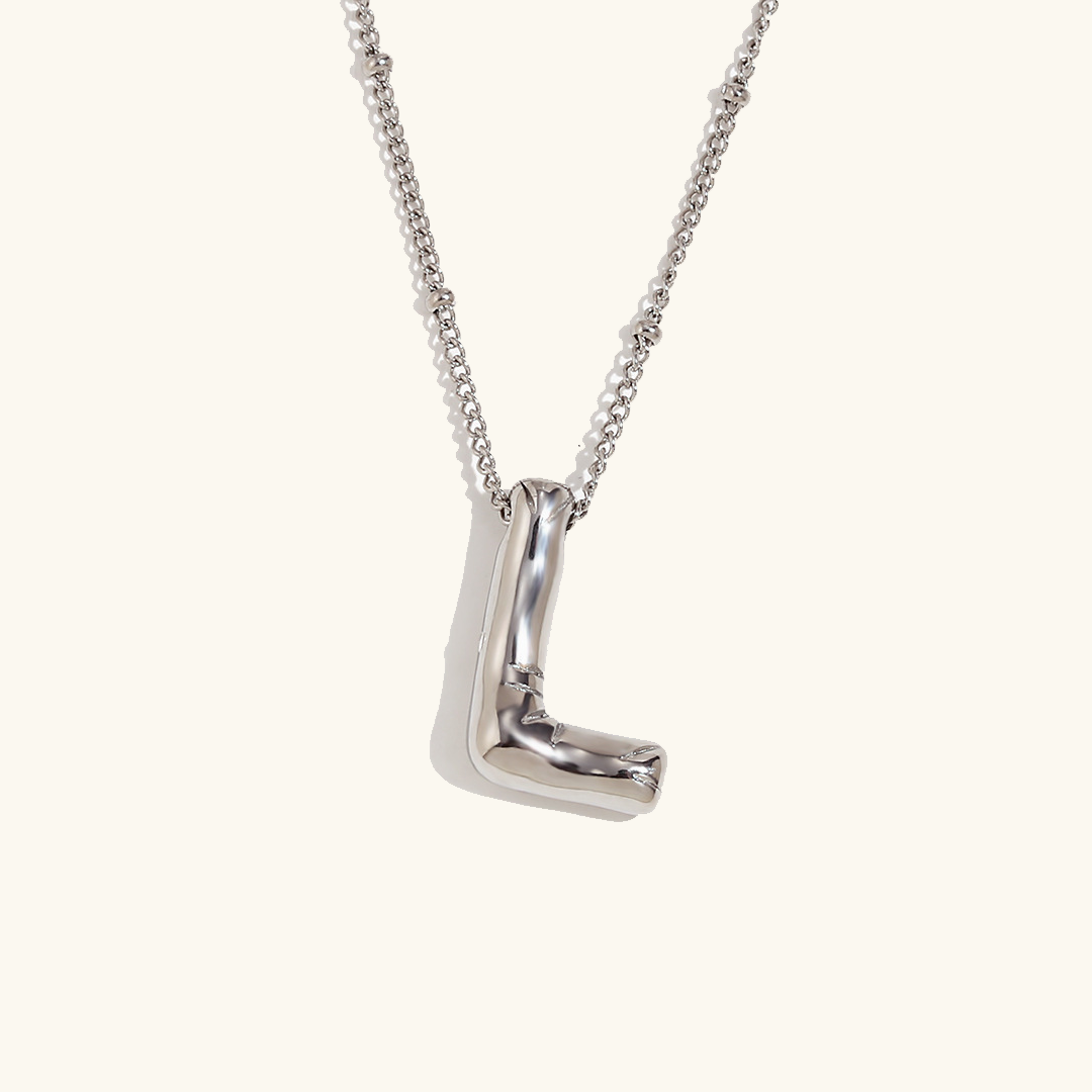 Balloon Gold Initial Necklace - Joie d’Or
