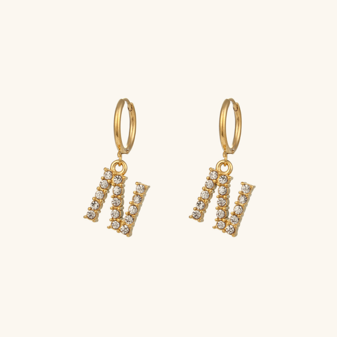 Wilhemina Initial Letter Earrings - Joie d’Or