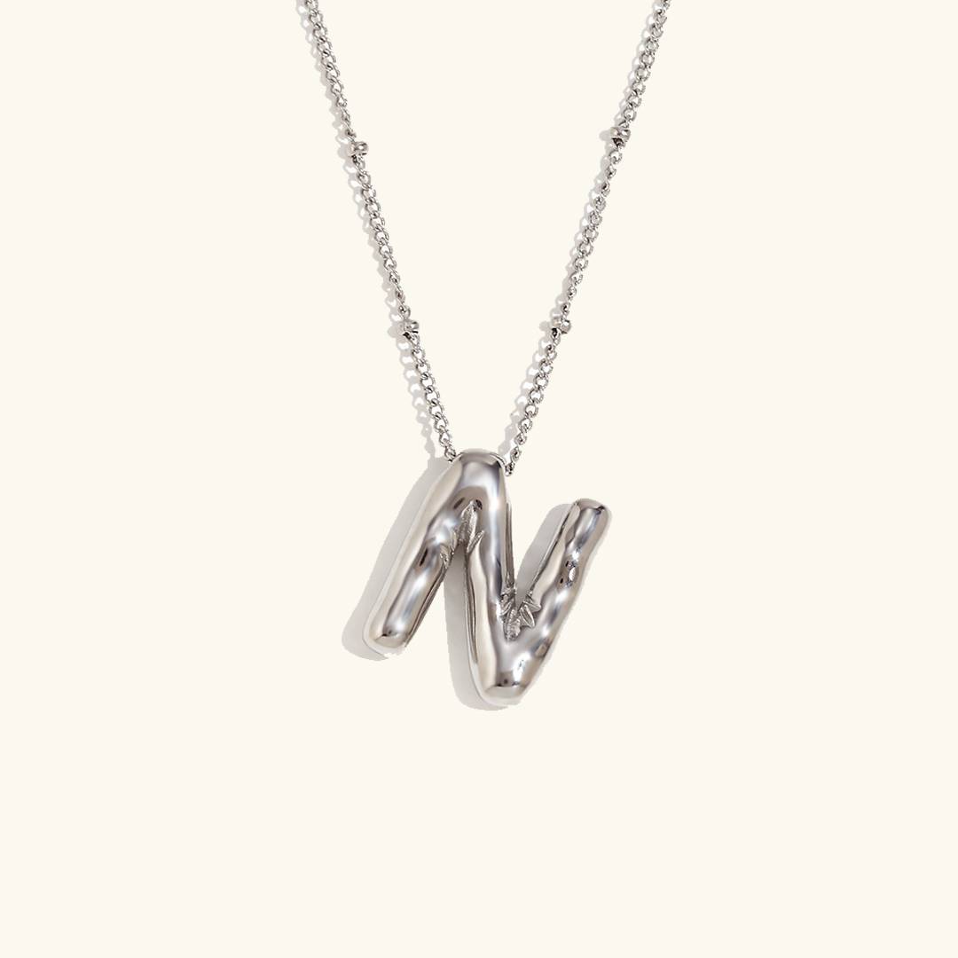 Balloon Gold Initial Necklace - Joie d’Or