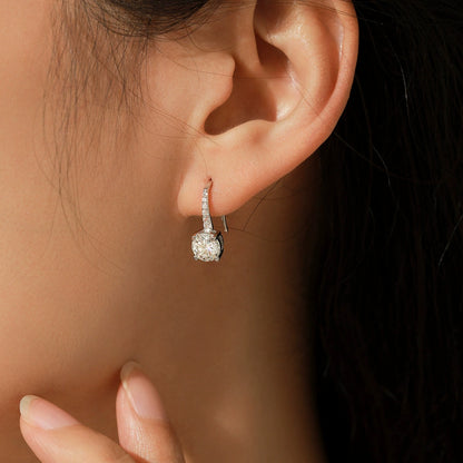 Luna Pavé Solitaire Earrings