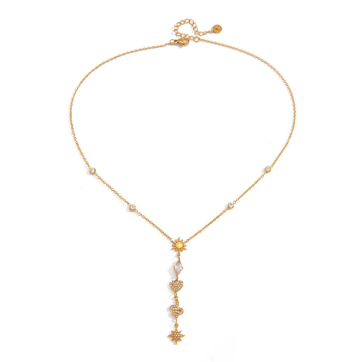 Sybille Talisman Charm Gold Necklace
