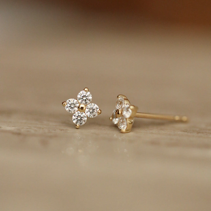 Mia Crystal Studs Earrings