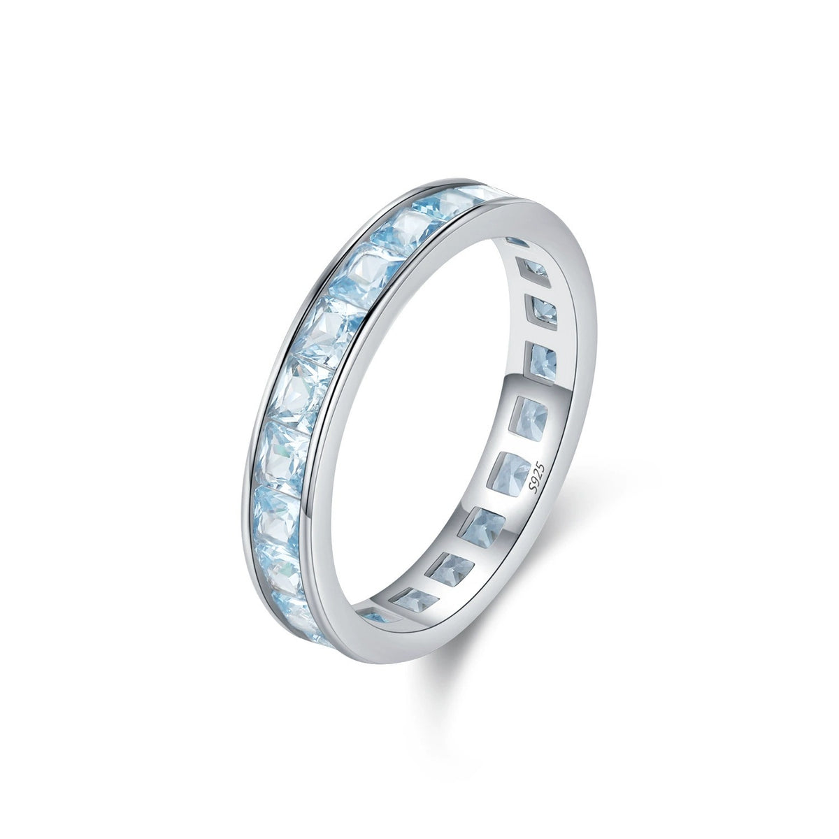 Sienna Blue Silver Band - Joie d’Or