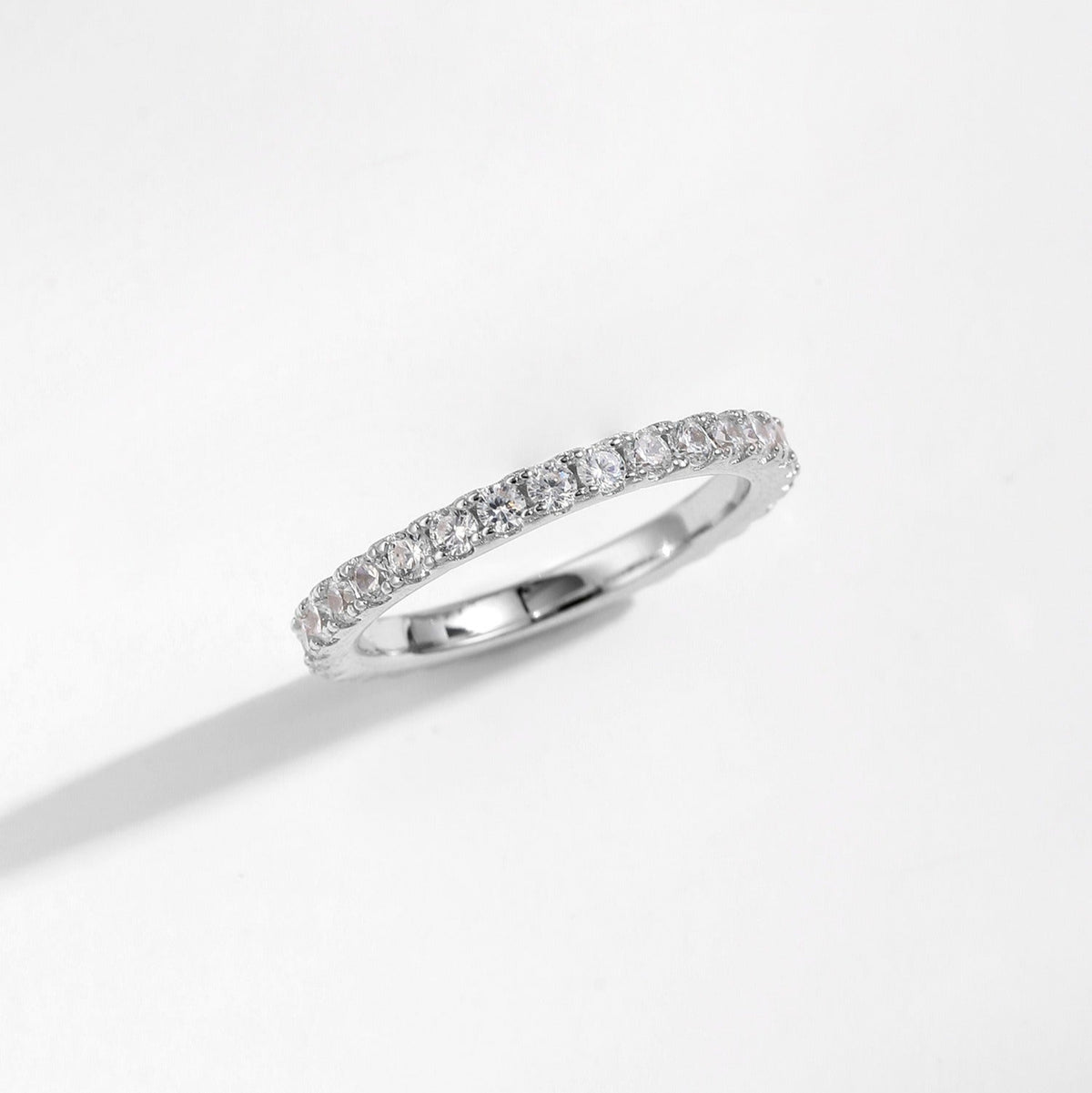 Lydia Eternity Silver Band - Joie d’Or