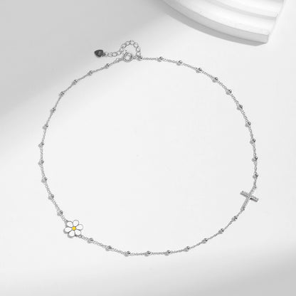 Elise Marguerite Croix Necklace