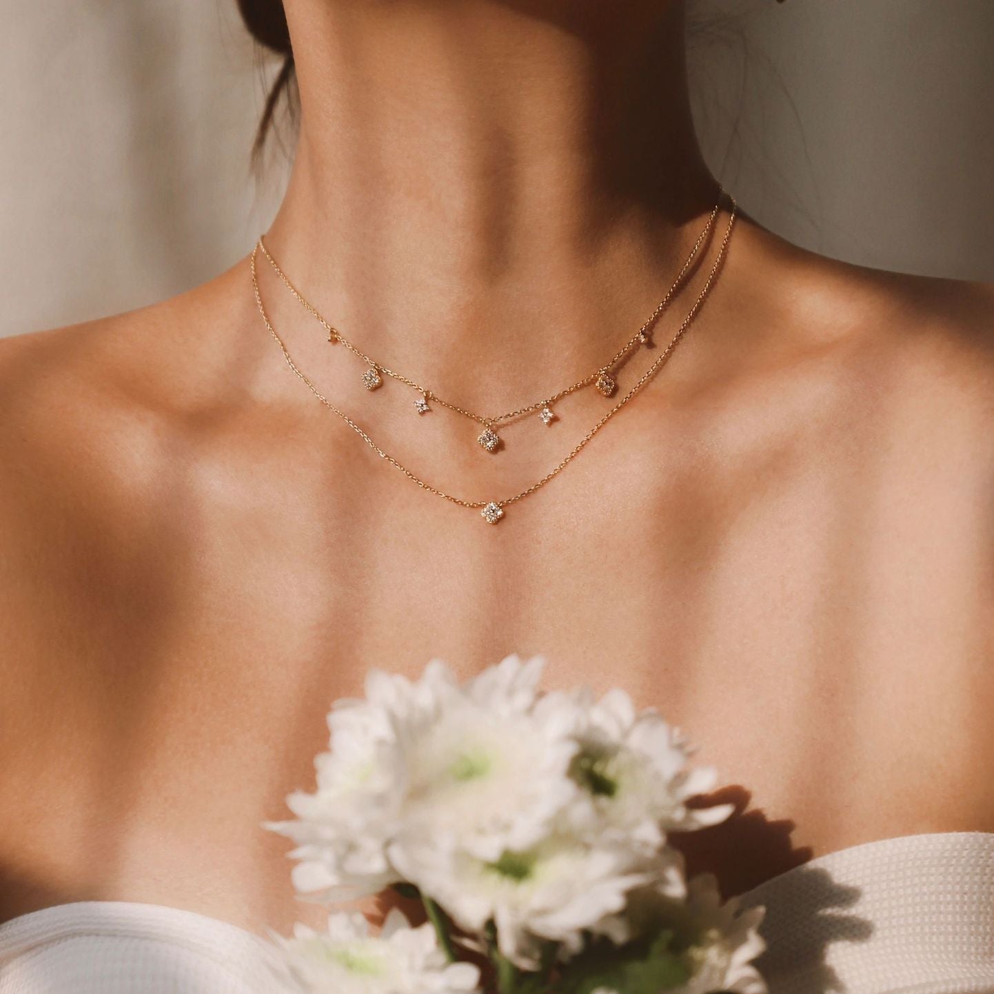 Aurélie Glimmer Charm Necklace