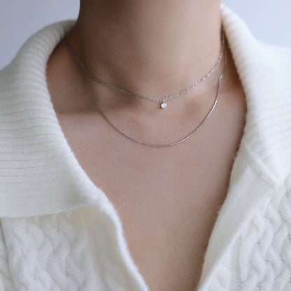 Lora Dainty Crystal Necklace
