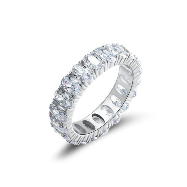 Amelia Eternity Silver Ring - Joie d’Or