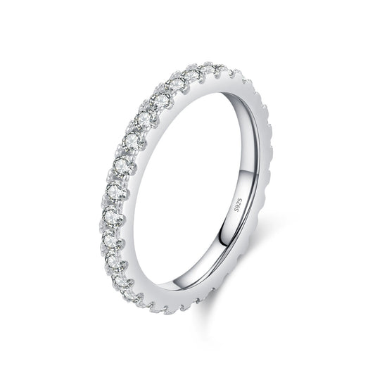 Lydia Eternity Silver Band