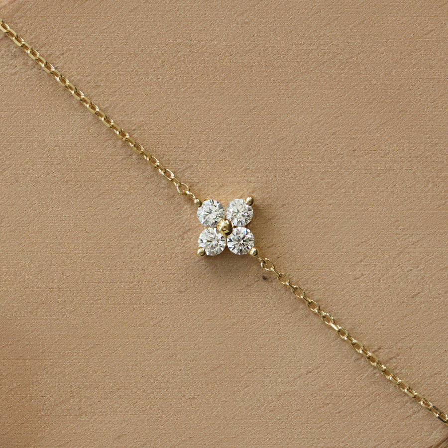 Mia Crystal Clover Bracelet