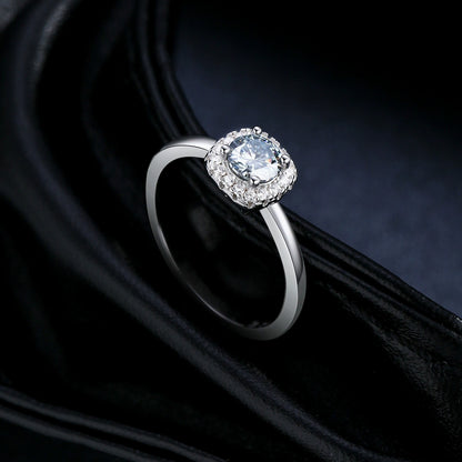 Isabelle Halo Silver Ring