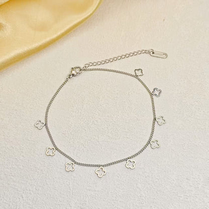 Camille Clovers Charm Anklet
