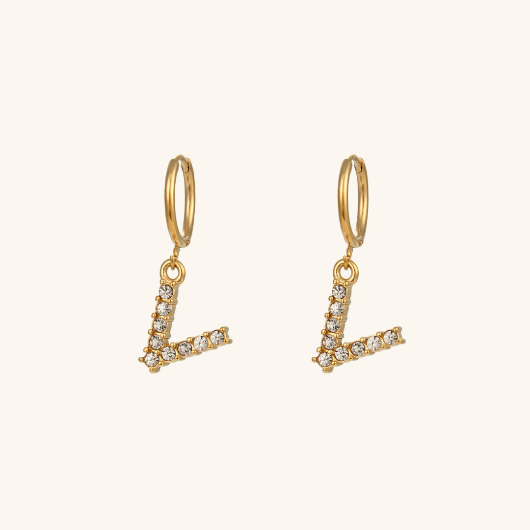 Wilhemina Initial Letter Earrings - Joie d’Or