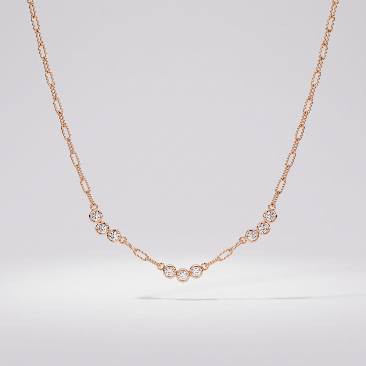 Clara Crystal Trio Gold Necklace - Joie d’Or