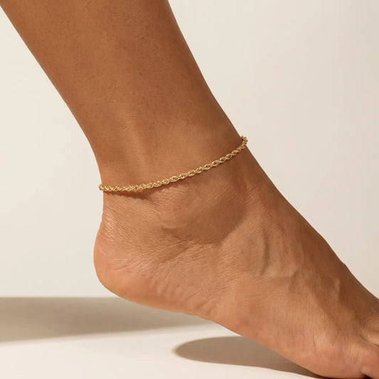 Calla Rope Anklet - Joie d’Or