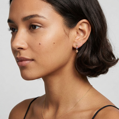 Aurélie Glimmer Cluster Earrings - Joie d’Or